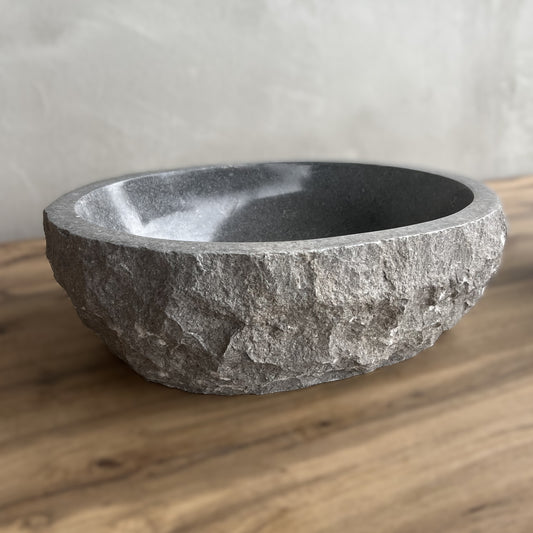 Pilko marmuro praustuvas SANTORINI GRAY M NR. 30