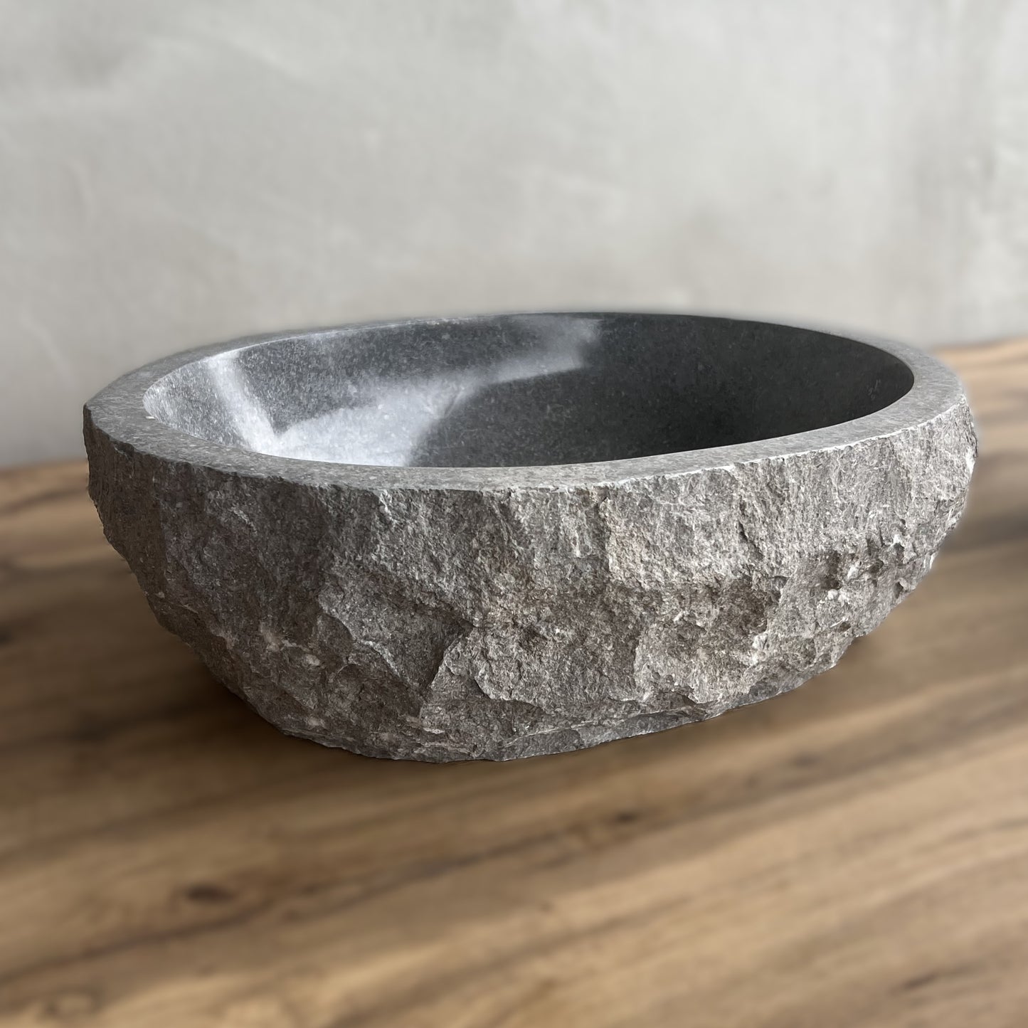 Pilko marmuro praustuvas SANTORINI GRAY M NR. 30